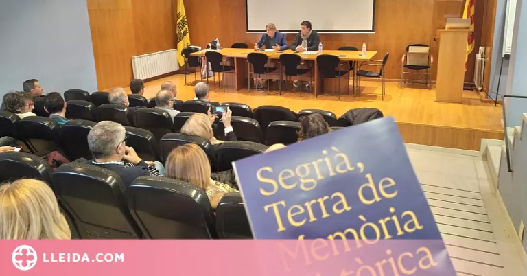 El Consell Comarcal presenta el projecte “Segrià, Terra de Memòria Històrica”