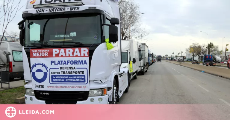 Els transportistes anuncien una nova aturada "indefinida" a tot l'Estat