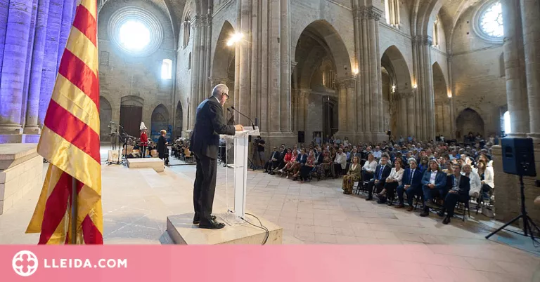 La Seu Vella acull l'acte unitari de commemoració de la Diada Nacional de Catalunya a Lleida