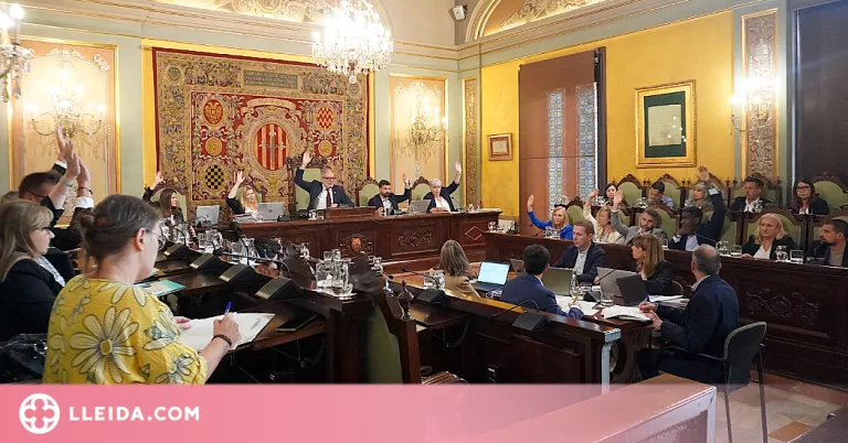 Llum verda a les ordenances fiscals a Lleida amb els vots favorables del PSC i Junts