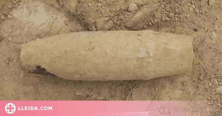 Apareix un artefacte explosiu de la Guerra Civil durant uns treballs arqueològics a la Segarra