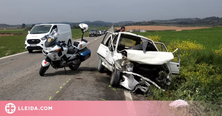 ⏯️ Un mort i un ferit greu en un xoc frontal a la Noguera