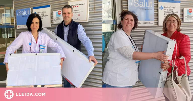L'Atenció Primària de Lleida dona 30 negatoscopis a escoles de la demarcació de Lleida
