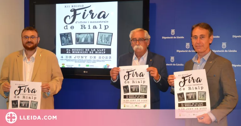 La 12a Fira d'Oficis i Menestrals de Rialp el dia 4 de juny centrarà la seva atenció en la llet