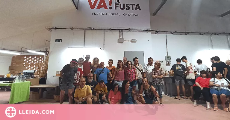 Va!defusta, la fusteria social i creativa de l’Associació Alba a Agramunt