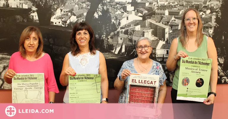 Tàrrega es mobilitza contra l’Alzheimer amb activitats de sensibilització
