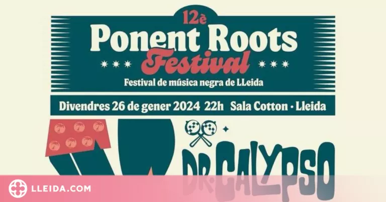 La 12a edició del Festival Ponent Roots de Lleida presenta la seva programació