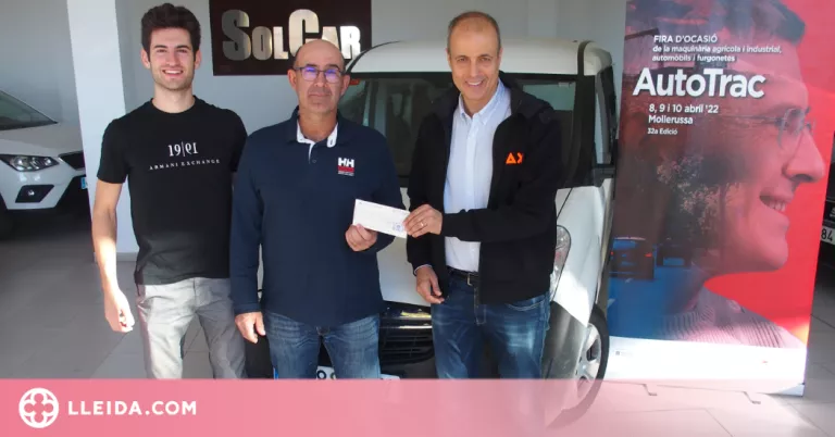 Fira de Mollerussa lliura el premi de 3.000 € d'Autotrac a un veí d'Aitona