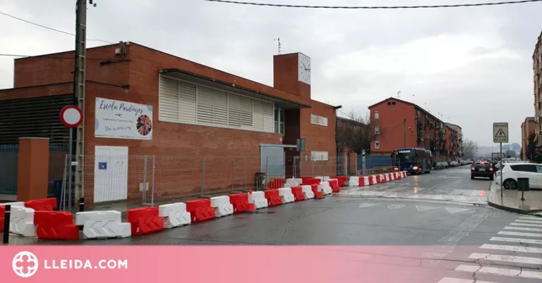 Inicien les obres de millora de l'entorn de l'escola de Pardinyes