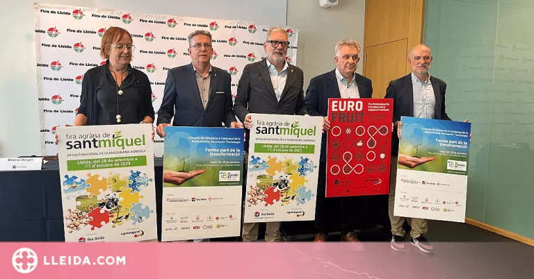 La Diputació de Lleida estarà present a la 69a Fira de Sant Miquel amb quatre espais propis