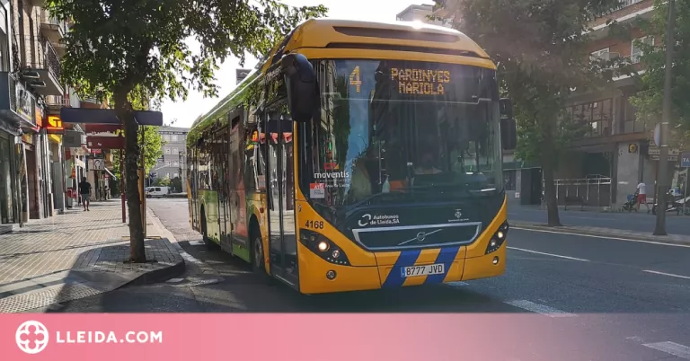 La covid obliga a reduir la freqüència en dues línies de bus de Lleida