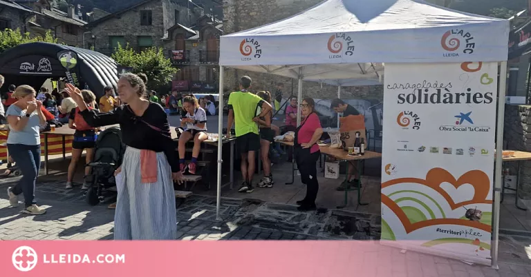 Caragolada solidària de la Fecoll a la Mitja Marató de Lleida