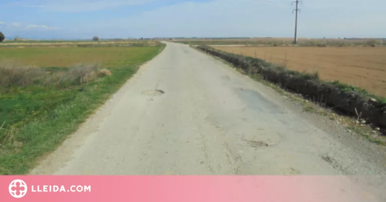 Almacelles treu a concurs les obres d'asfaltatge dels camins rurals