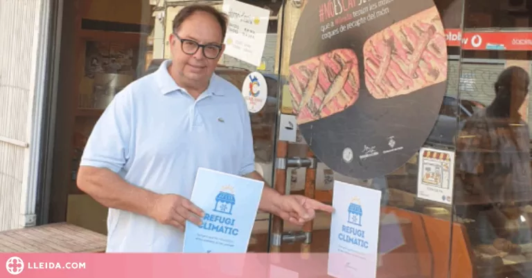 PIMEComerç Lleida promou els comerços com a refugis climàtics per fer front a l’onada de calor