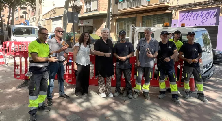 La Paeria prova polseres intel·ligents per prevenir cops de calor entre el personal que treballa a l’aire lliure