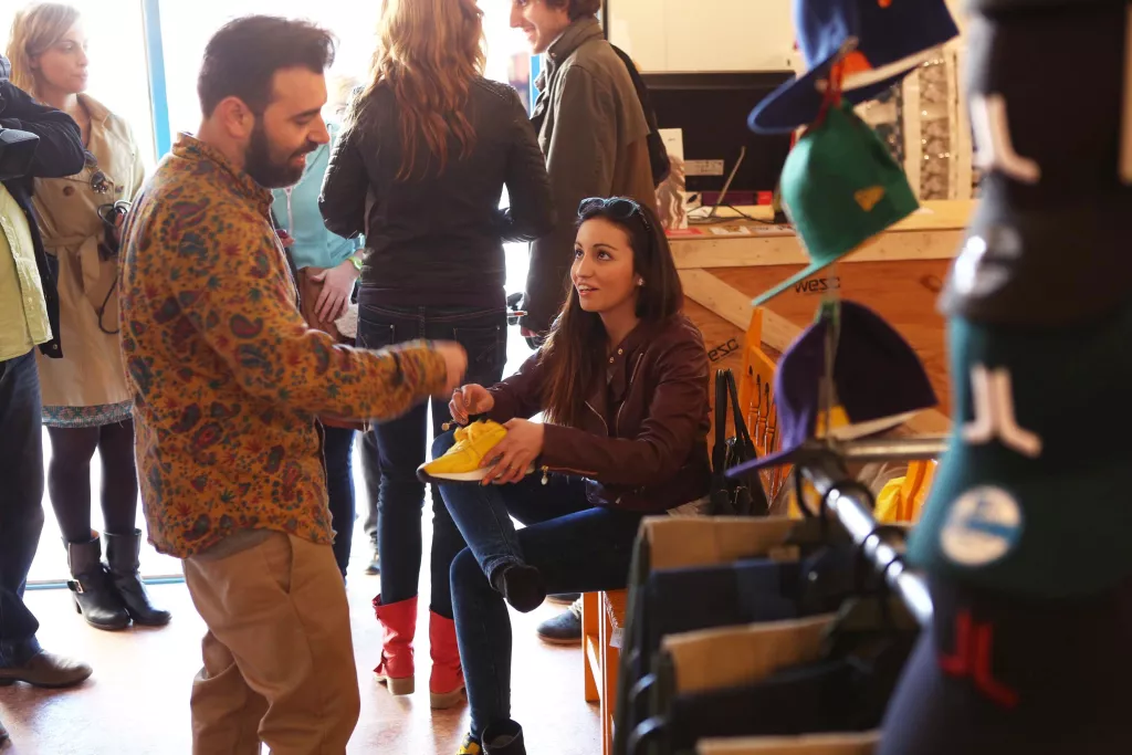 Marques catalanes al Mercat del Pla del maig