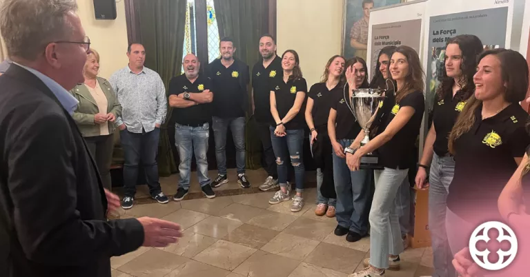 La Diputació de Lleida homenatja les campiones de la Supercopa d’Espanya d’hoquei patins