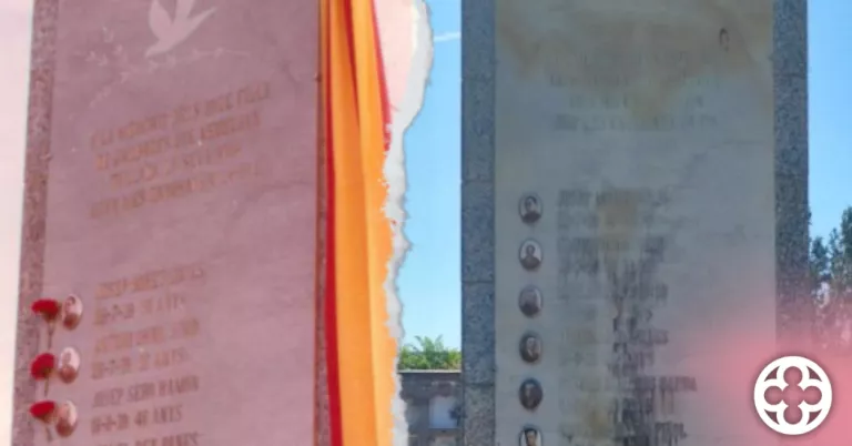 La Paeria de Lleida renova la placa del monument dedicat als afusellats de l‘Albagés