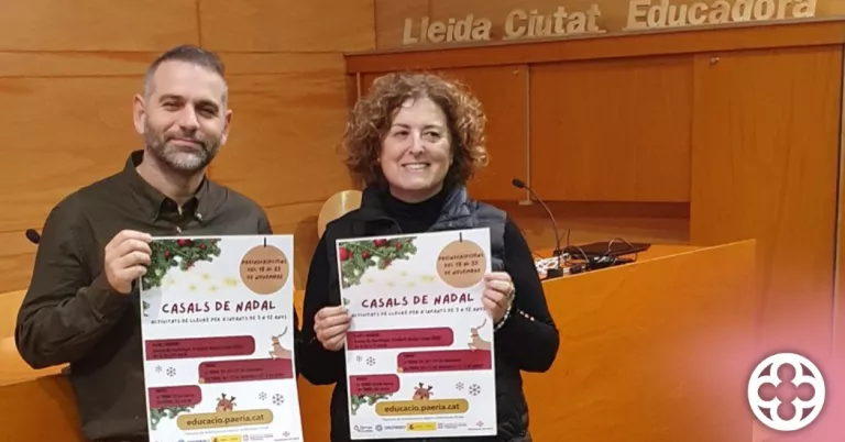 La Paeria de Lleida ofereix Casals de Nadal durant les festes nadalenques per facilitar la conciliació familiar