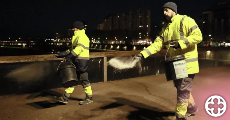 Activat el Protocol de Vialitat Hivernal a Lleida per temperatures sota zero