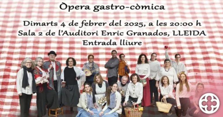 El Taller d’Òpera de Lleida presenta "Delik-Òpera", una fusió de música i gastronomia