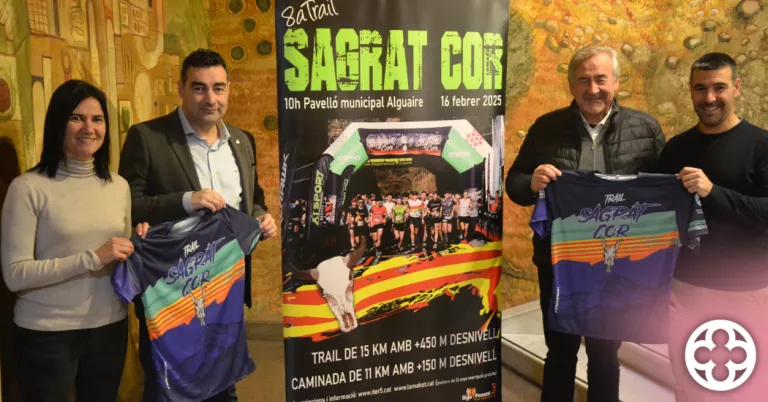 La 8a Sagrat Cor Trail d’Alguaire reuneix 400 participants en un exigent recorregut