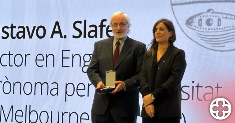 Un professor investigador de la UdL rep la medalla Narcís Monturiol al mèrit científic i tecnològic