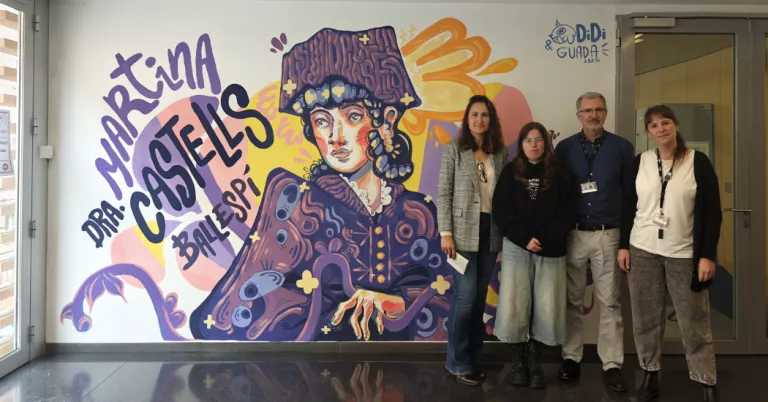 L’IRBLleida inaugura un mural en homenatge a la doctora lleidatana Martina Castells i Ballespí