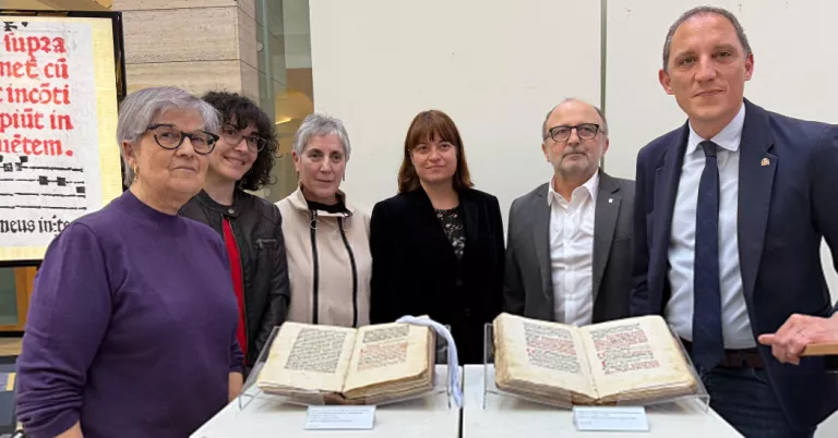 El Ministeri de Cultura diposita dos incunables únics a la Biblioteca Pública de Lleida