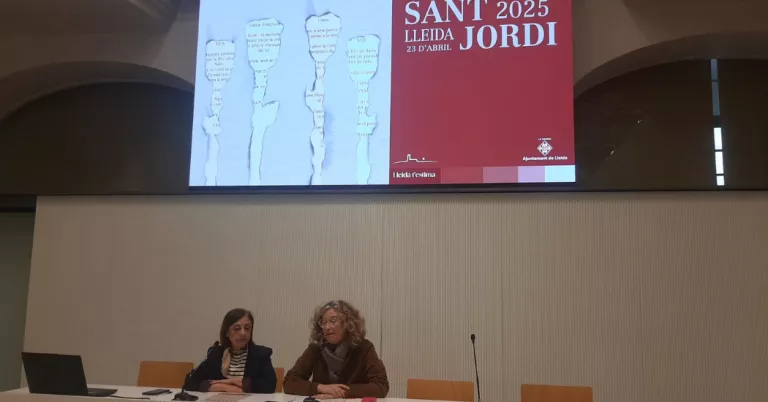 Lleida es prepara per un Sant Jordi ple de literatura, música i cultura popular