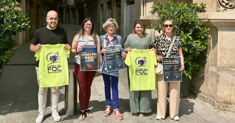 Balaguer donarà la benvinguda a l’estiu amb la cursa nocturna del Foc i la Nit del comerç