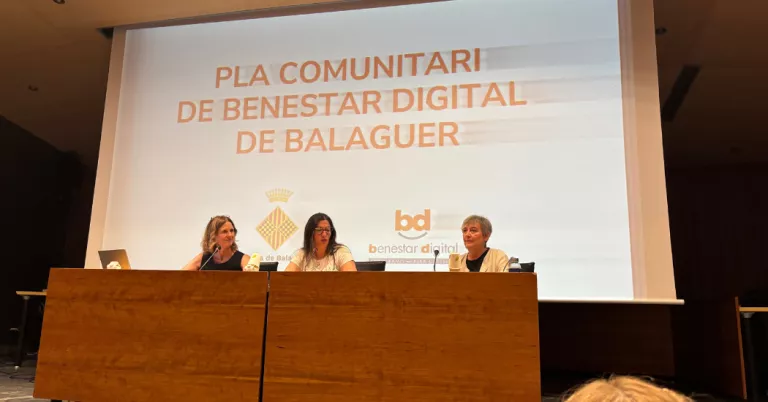 Balaguer presenta el primer Pla Comunitari de Benestar Digital de Catalunya