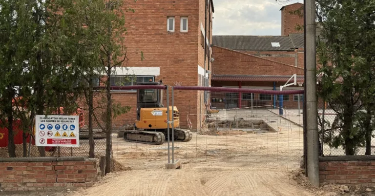 L'escola La Noguera de Balaguer inicia les reformes per garantir l'accés i la seguretat