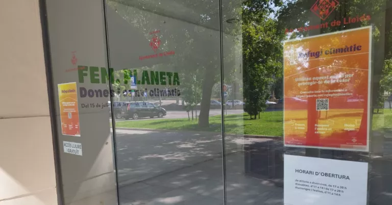 ERC exigeix a la Paeria l’obertura de tots els refugis climàtics en plena onada de calor