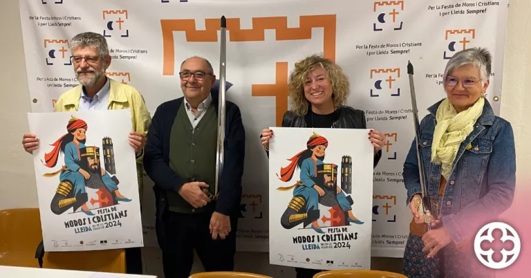 Lleida celebra la 28a edició de la Festa de Moros i Cristians amb prop de 700 participants