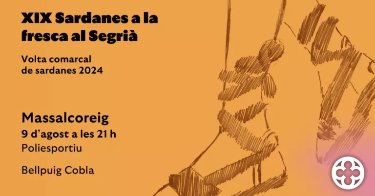 Massalcoreig viurà les “Sardanes a la fresca” aquest divendres amb la Bellpuig Cobla