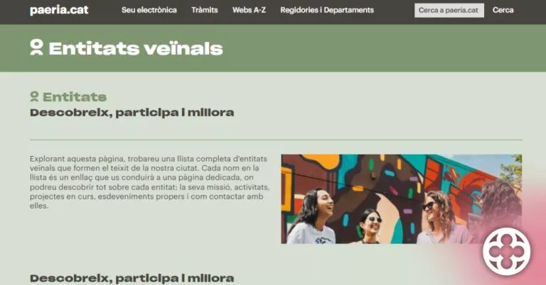 Habilitat un espai perquè les entitats veïnals de Lleida tinguin la seva pàgina web
