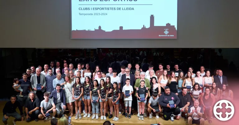 La Paeria reconeix els èxits de clubs i esportistes lleidatans en una gala a la Llotja de Lleida