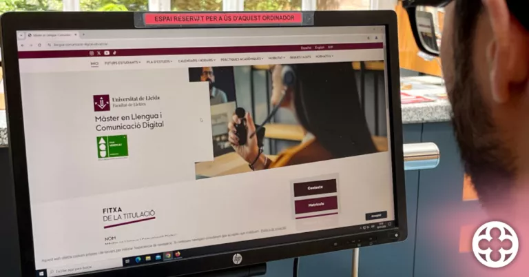 La UdL llança un màster en Llengua i Comunicació Digital