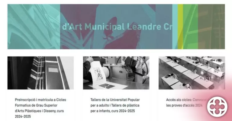 L'Escola d'Art Municipal Leandre Cristòfol inicia el termini de matrícula del curs 2024/25