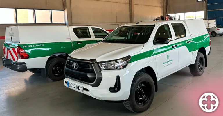 La Diputació millora la prestació de recollida de mostres del Servei d'Aigües amb l'adquisició de dos vehicles 4x4