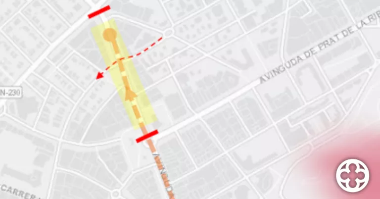 Talls de trànsit per la manifestació i concentració amb motiu de l'11 de setembre a Lleida