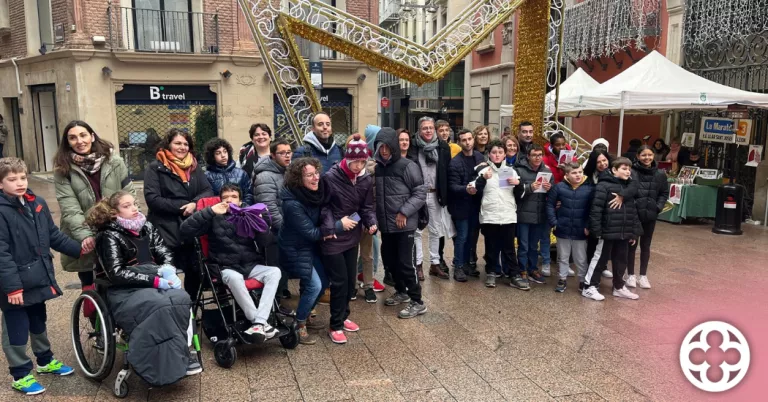 Les Escoles Especials Llar de Sant Josep de la Diputació de Lleida munten una parada de Nadal