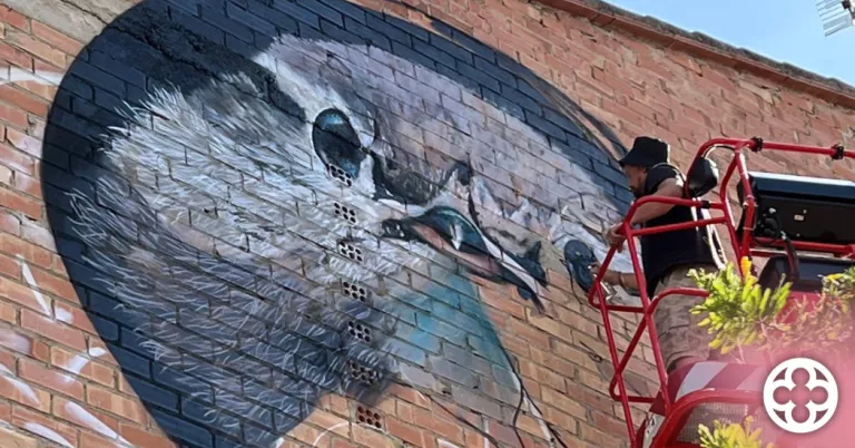 Arrenca la vuitena edició del Torrefarrera Street Art Festival, que arribarà a la setantena de murals