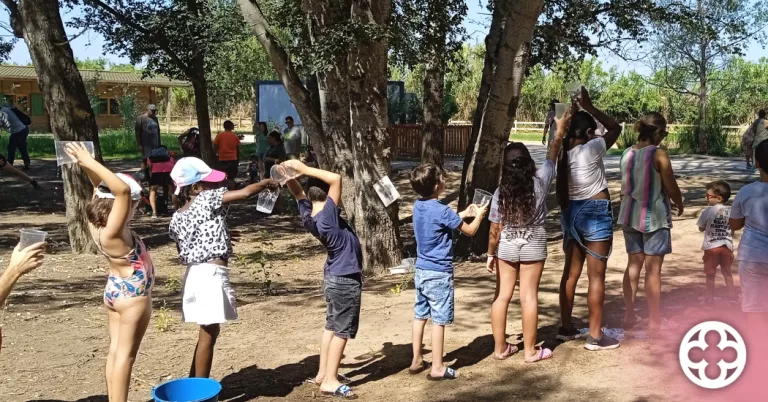 La Mitjana acull l'ecoactivitat "Jocs Refrescants" per conèixer la importància de l'aigua al Parc
