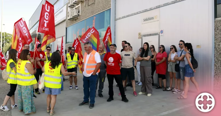 La UGT denuncia Elecnor per incomplir el conveni del metall de Lleida i posar en perill 30 llocs de feina
