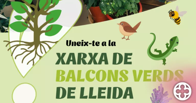 Lleida impulsa la "Xarxa de Balcons Verds" per promoure la biodiversitat urbana