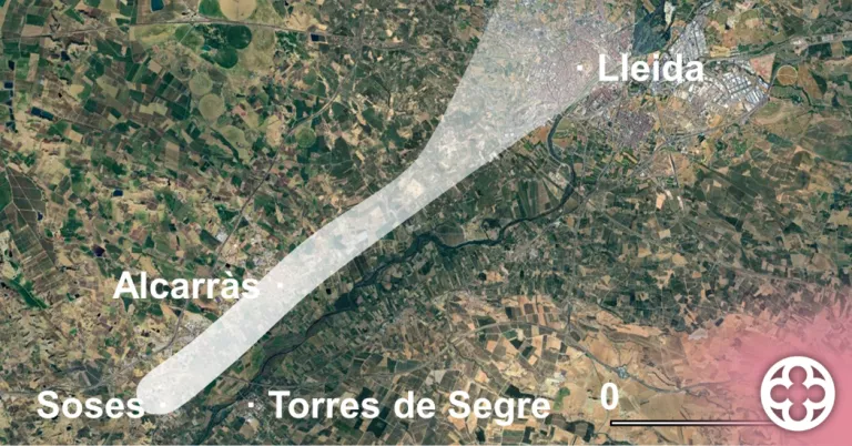 El Meteocat confirma l'esclafit que va provocar desperfectes al Segrià el 6 de juliol