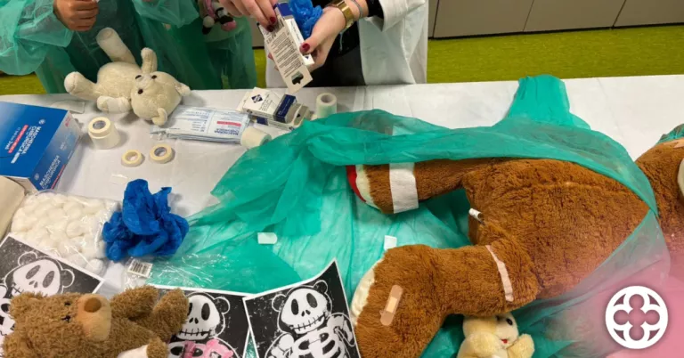 L’Hospital d’Ossets de Peluix torna a la UdL per ensenyar als més petits a perdre la por