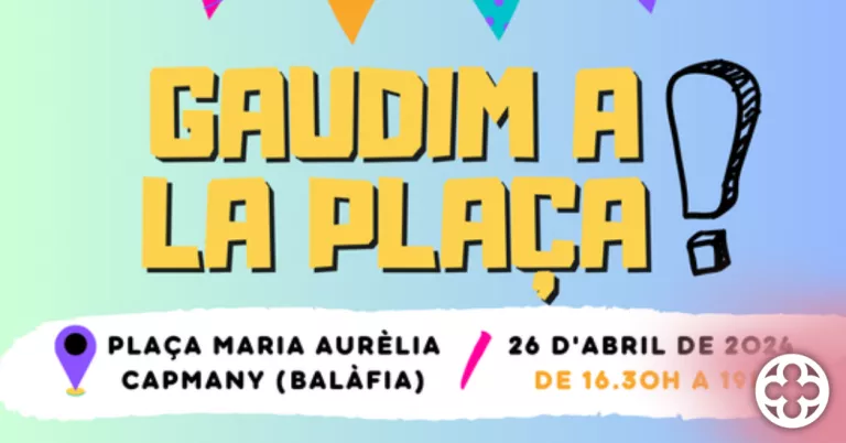 Torna el "Gaudim a la plaça" a Balàfia, una jornada de lleure i aprenentatge per a tota la família